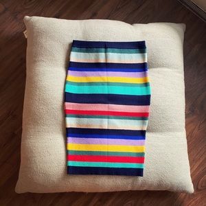 Bodycon striped skirt! Very versatile!